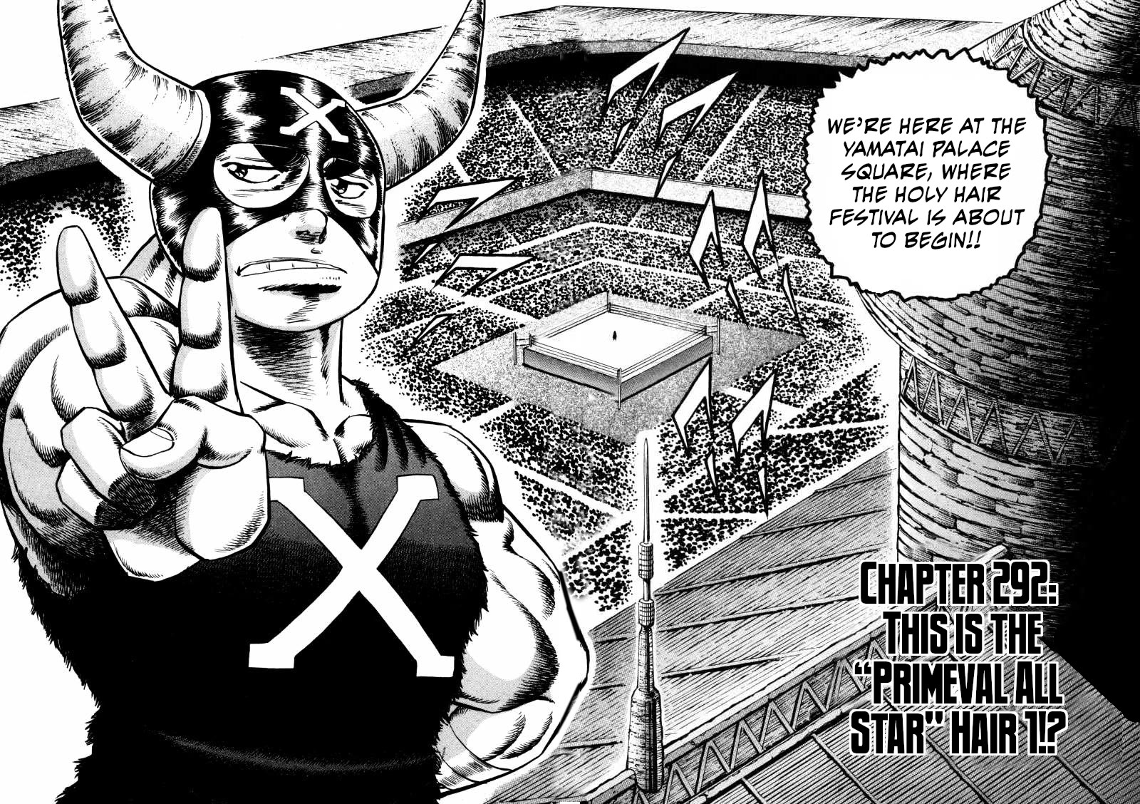 Sora yori Takaku (MIYASHITA Akira) Chapter 292 page 2 - Chapter 292: This is the "Primeval All Star" Hair 1!?