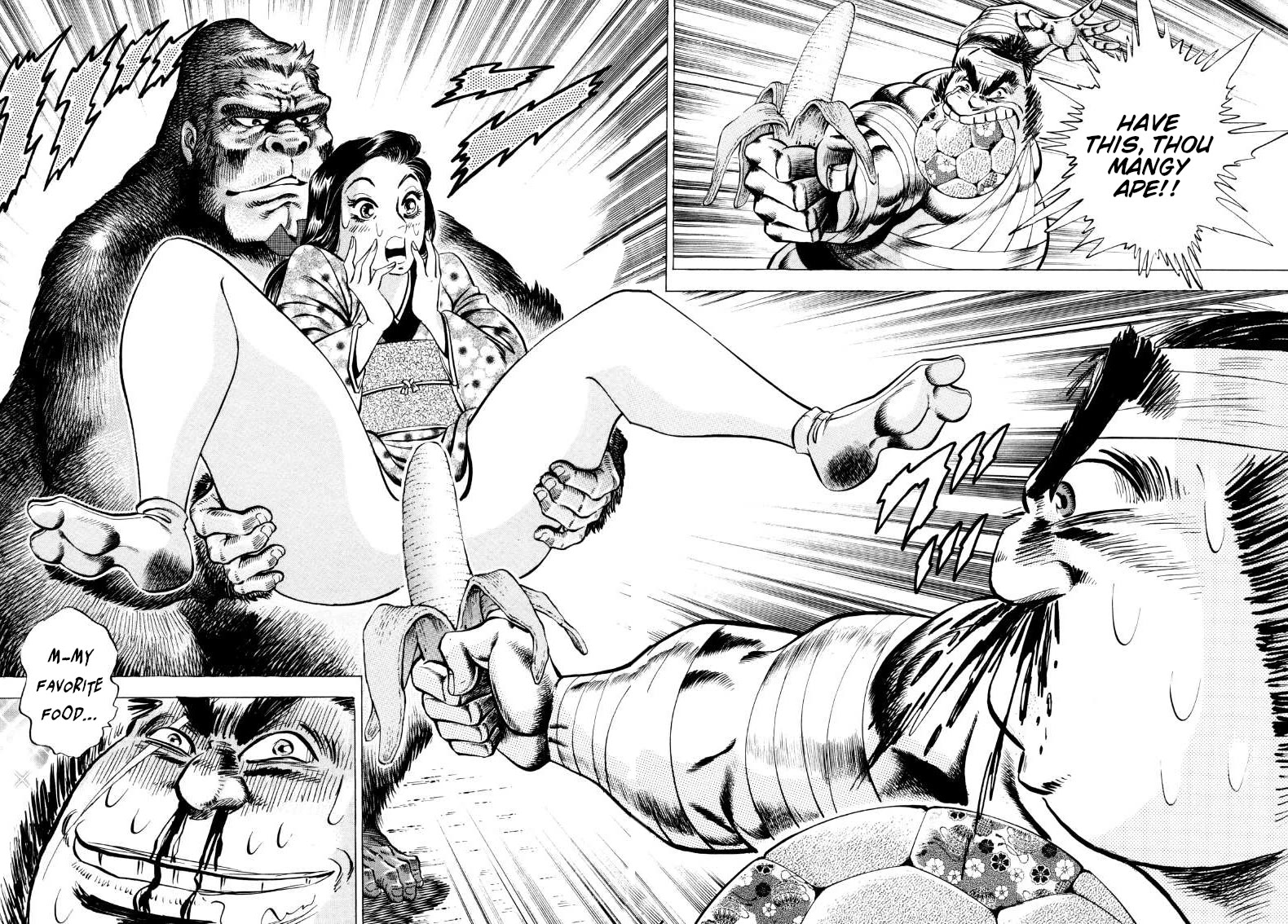 Sora yori Takaku (MIYASHITA Akira) Chapter 342 page 13 - Chapter 342: Gokai vs. Gorilla: Who Will Overcome His Instincts!?