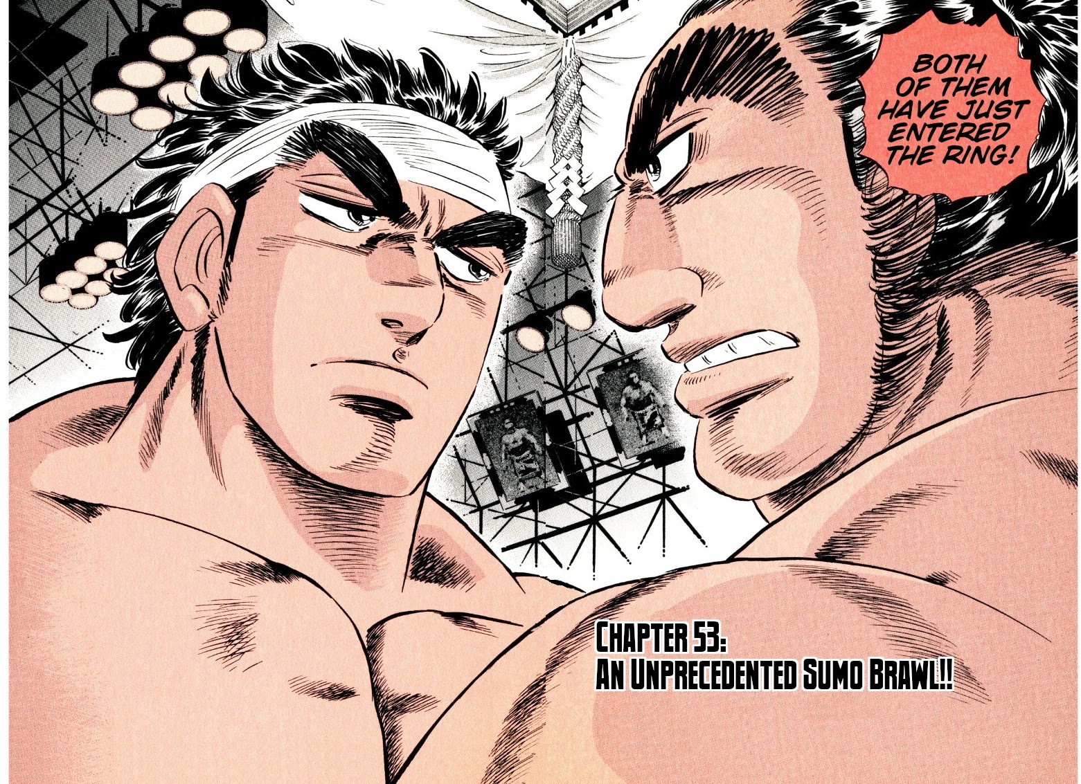 Sora yori Takaku (MIYASHITA Akira) Chapter 53 page 4 - Chapter 53: An Unprecedented Sumo Brawl!!