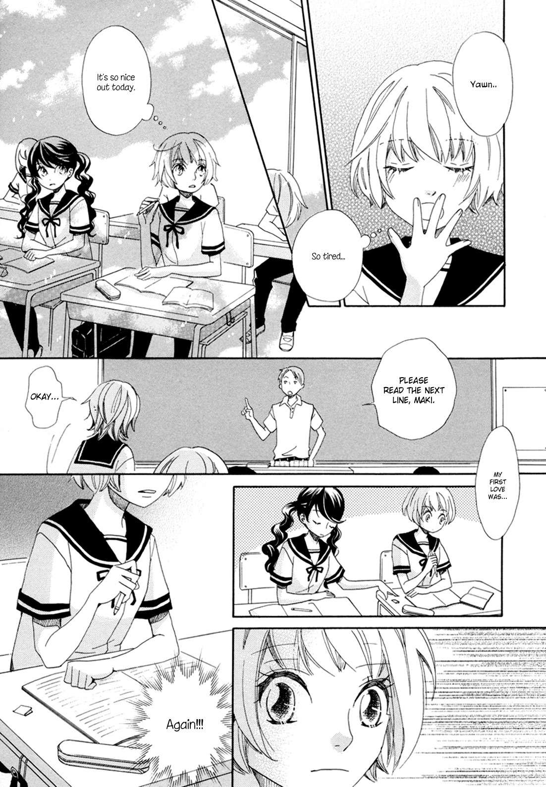 Sorairo Girlfriend Chapter 2 page 13 - Chapter 2: Middle School Diary / Blue Diary