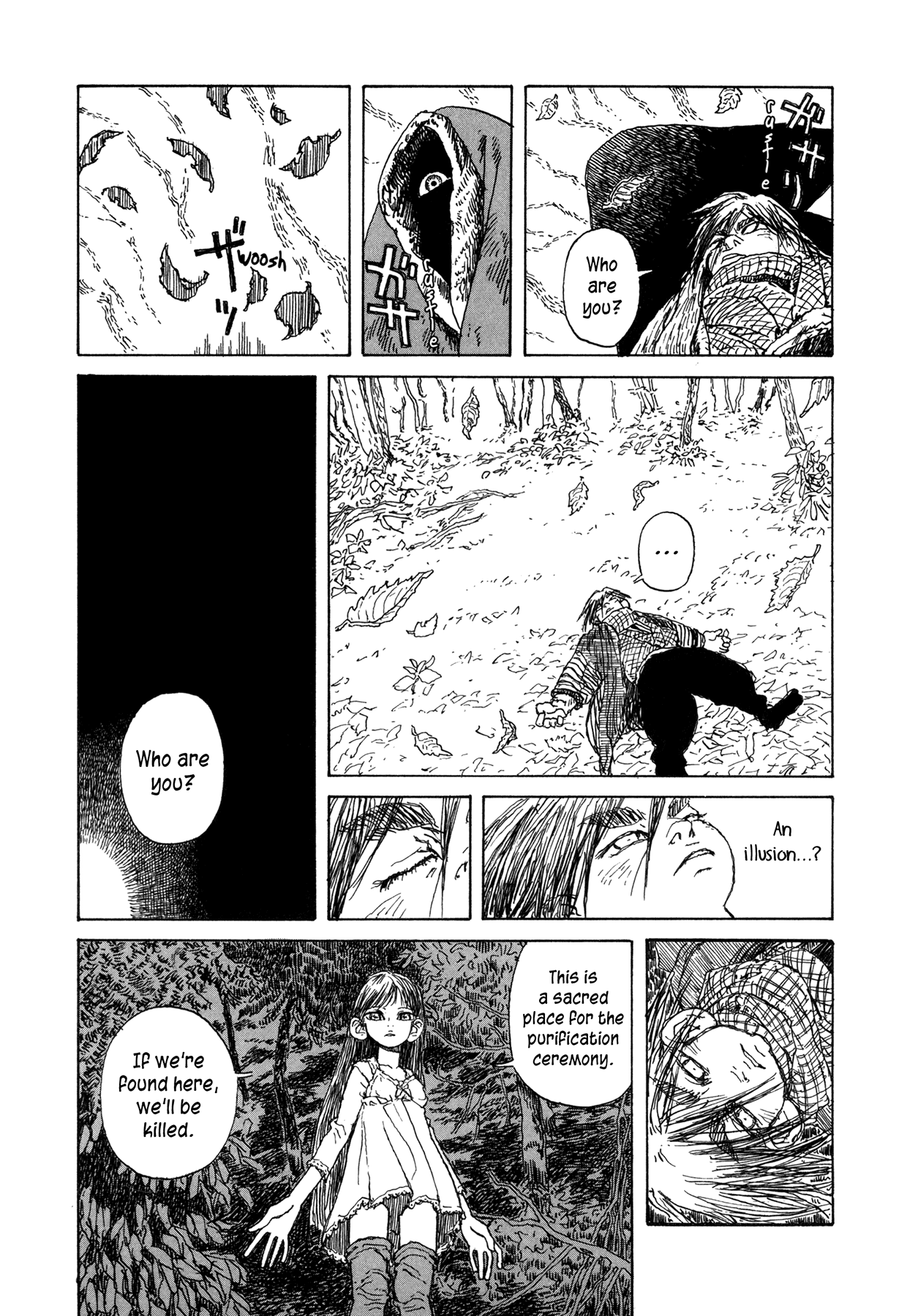 Soratobi Tamashii Chapter 3.3 page 12 - Chapter 3 v3 : The Tears of Tarou, Kiler of Bears, Stealer of Gods