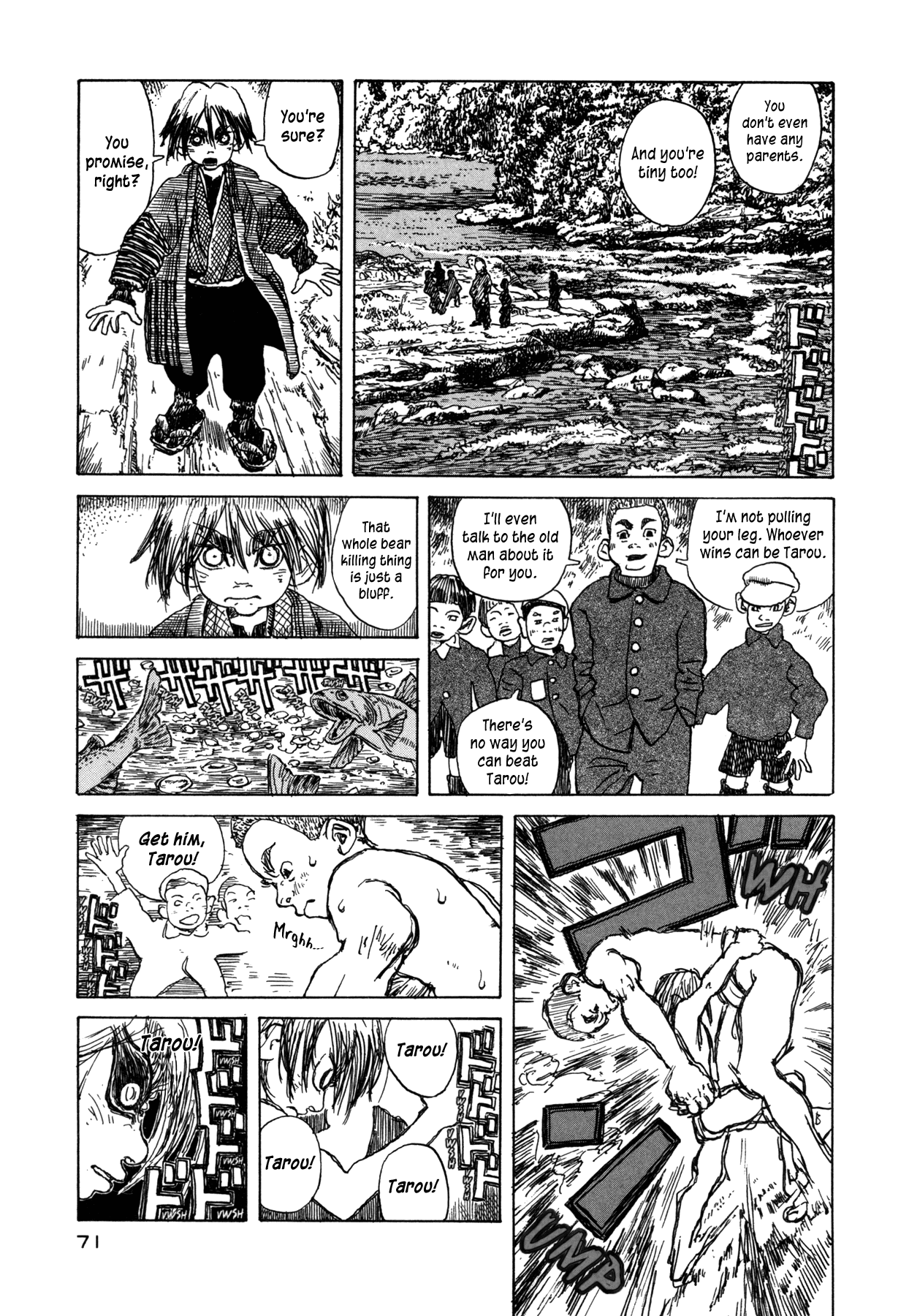Soratobi Tamashii Chapter 3.3 page 6 - Chapter 3 v3 : The Tears of Tarou, Kiler of Bears, Stealer of Gods