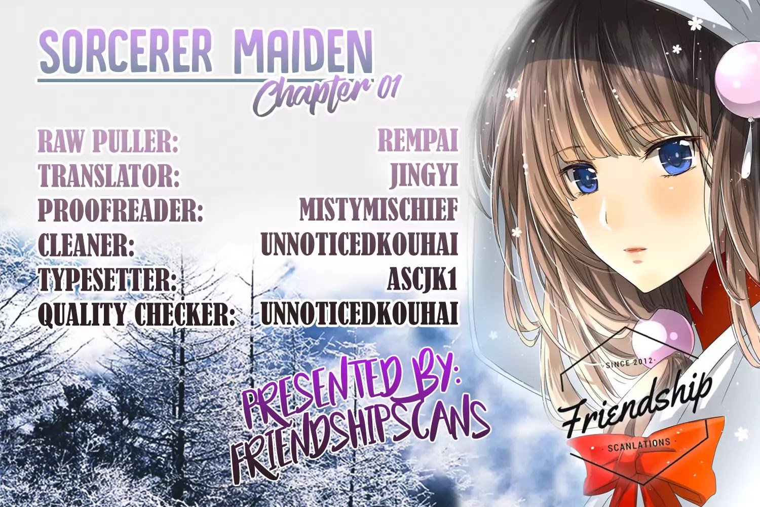 Sorcerer Maiden Chapter 1 page 2 - Chapter 1