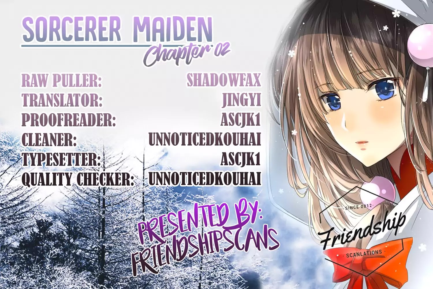 Sorcerer Maiden Chapter 2 page 1 - Chapter 2: The Person in My Heart