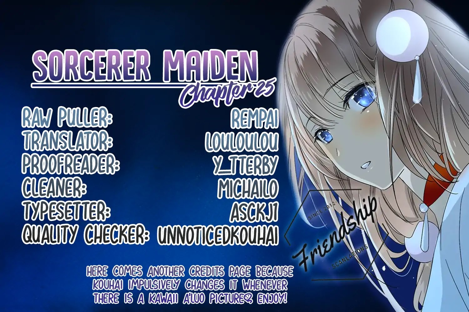 Sorcerer Maiden Chapter 25 page 2 - Chapter 25: It's a Little Bitter