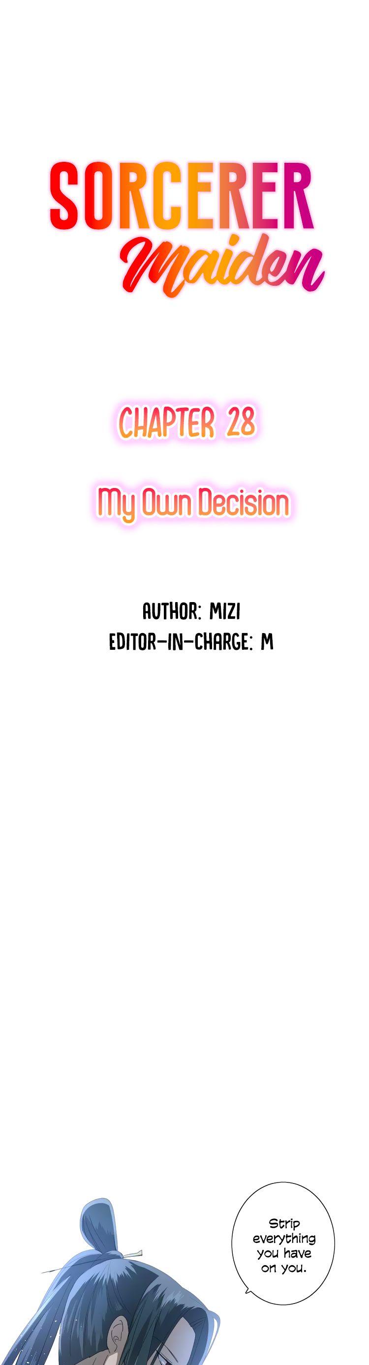 Sorcerer Maiden Chapter 28 page 2 - Chapter 28: My Own Decision