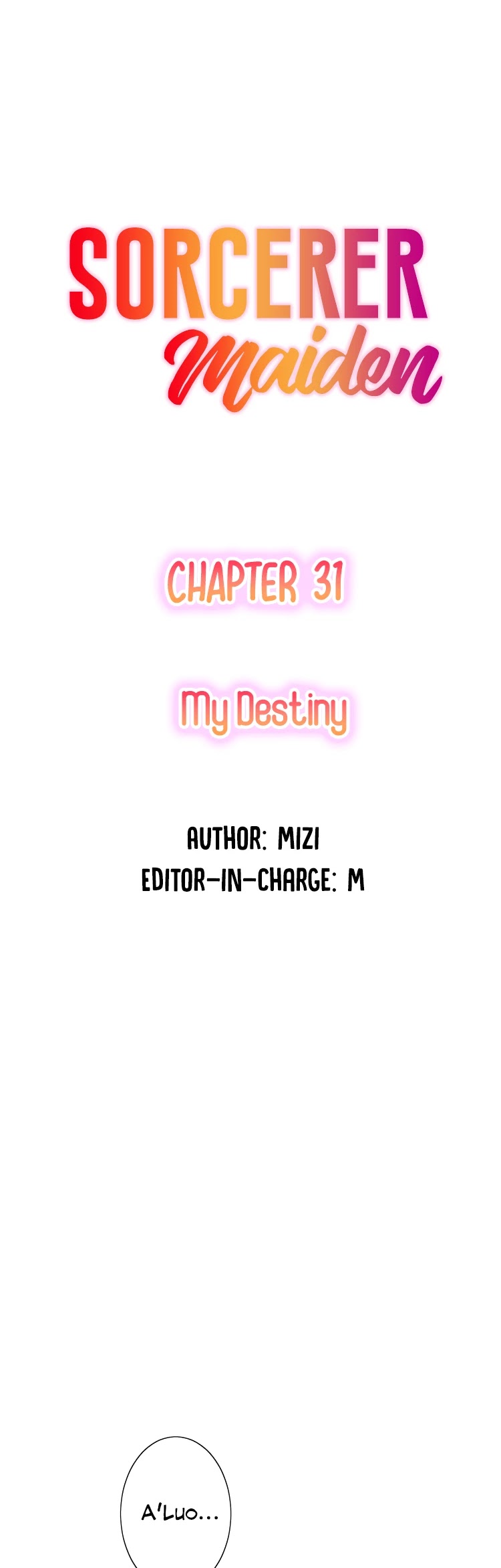 Sorcerer Maiden Chapter 31 page 3 - Chapter 31: My Destiny