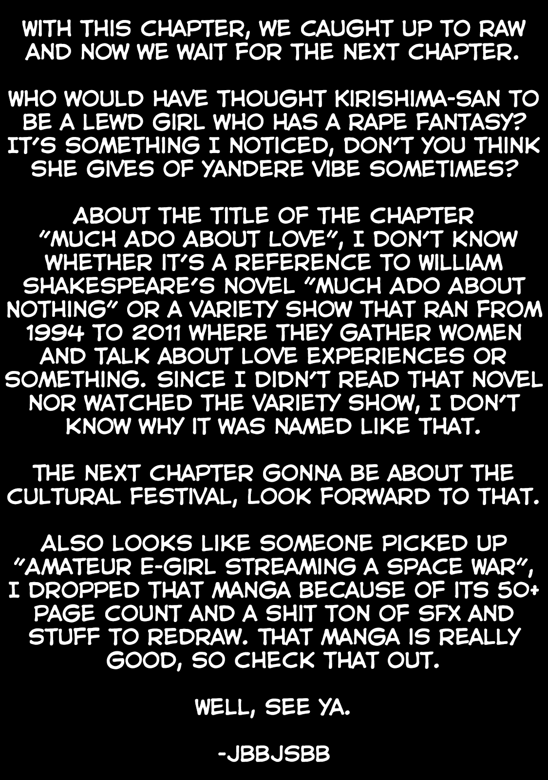Sore wa rei no Shiwaza desu Chapter 41 page 20 - Chapter 41: Much Ado About Love