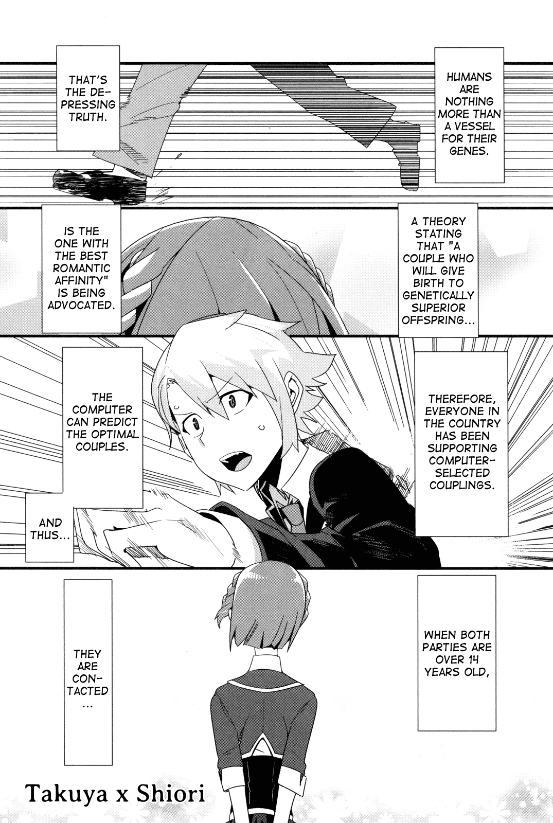 Sore wa Totsuzen, Unmei no Aite ga Chapter 16 page 2 - Chapter 16: Takuya x Shiori (1)