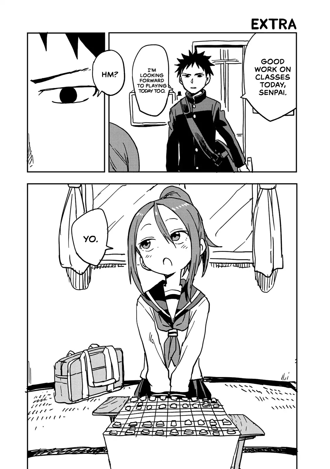 Soredemo Ayumu wa Yosetekuru Chapter 14.5 page 1 - Chapter 14.5: Extra move.