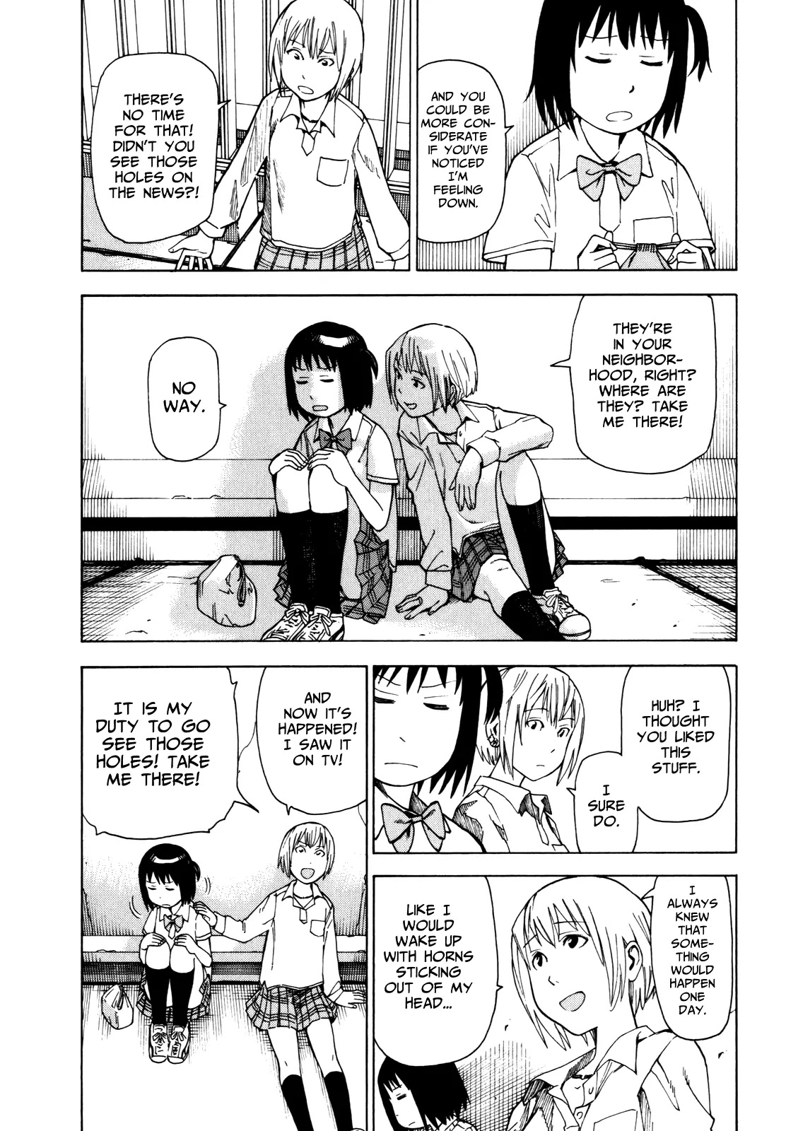 Soredemo Machi wa Mawatteiru Chapter 18 page 5 - Chapter 18 : Hole