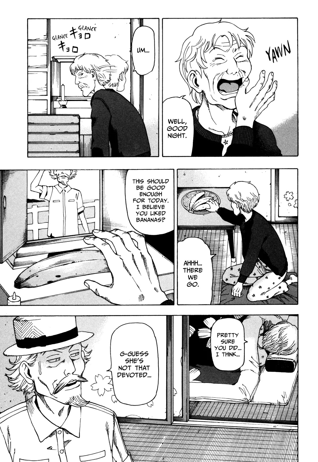 Soredemo Machi wa Mawatteiru Chapter 28 page 15 - Chapter 28 : Wisecracking Grandpa