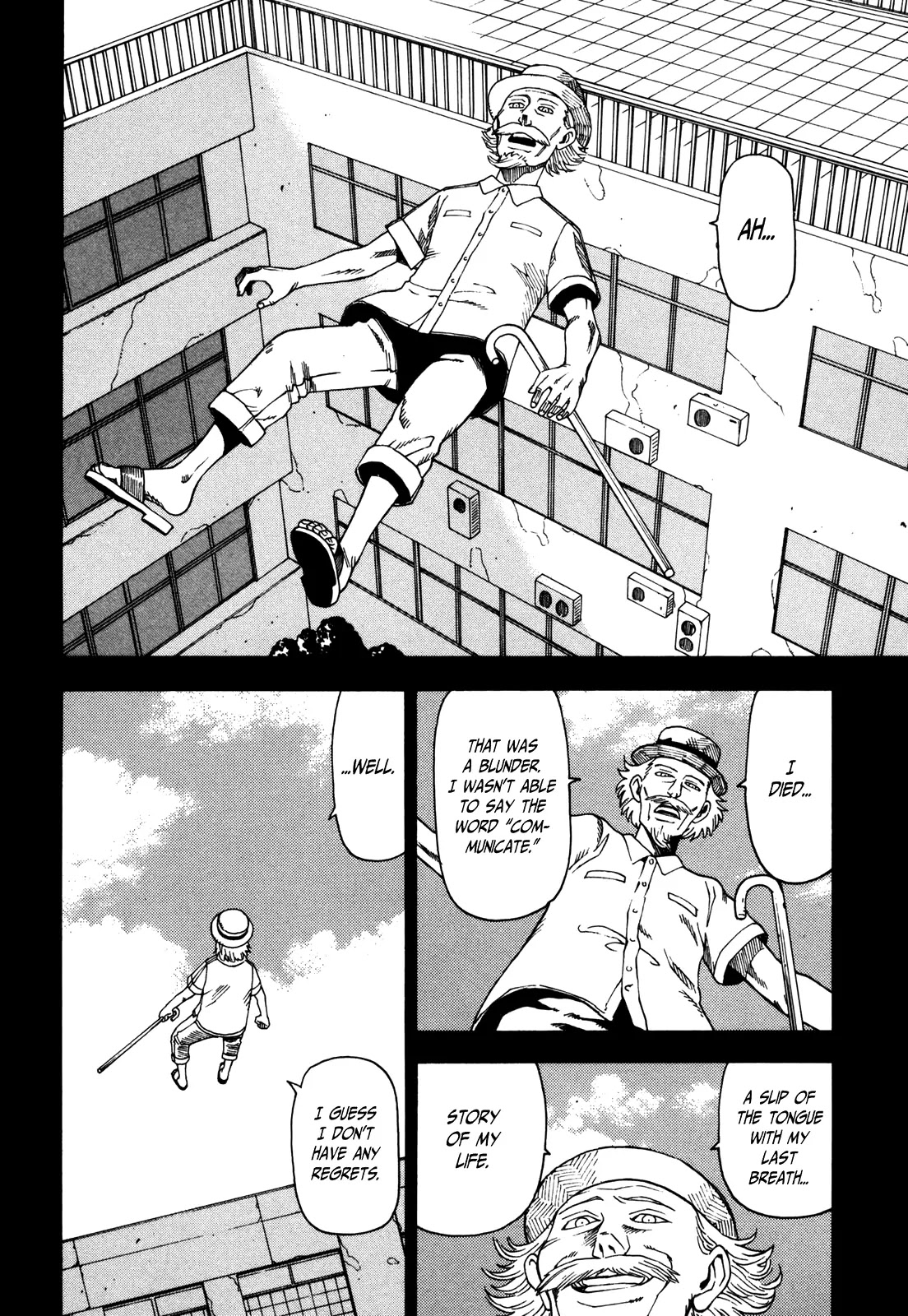 Soredemo Machi wa Mawatteiru Chapter 28 page 6 - Chapter 28 : Wisecracking Grandpa
