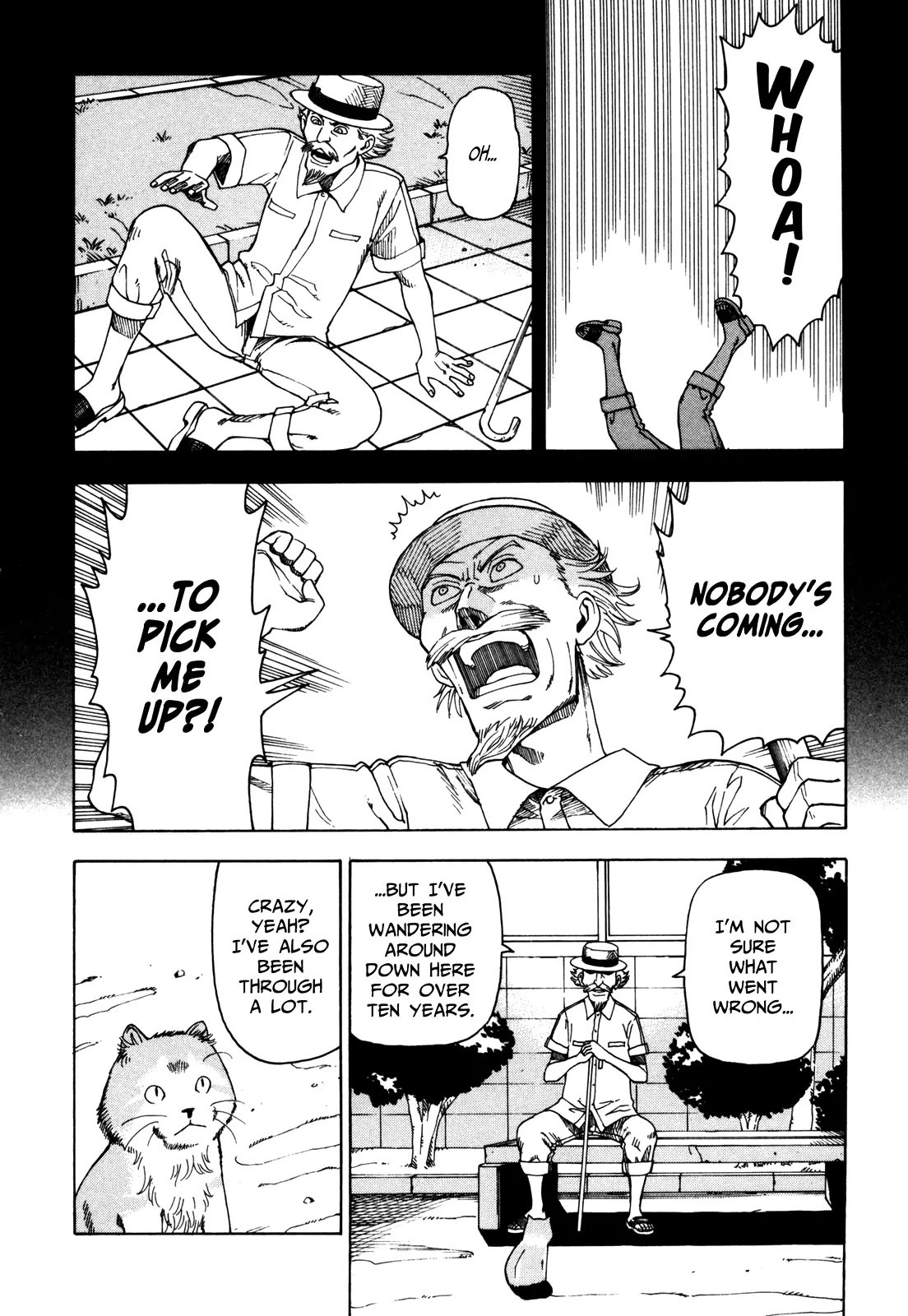 Soredemo Machi wa Mawatteiru Chapter 28 page 8 - Chapter 28 : Wisecracking Grandpa