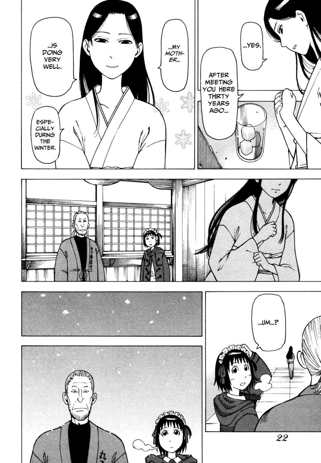 Soredemo Machi wa Mawatteiru Chapter 35 page 25 - Chapter 35 : Tale of the Visitor on the Snow