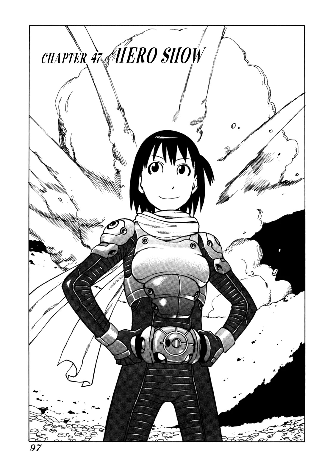 Soredemo Machi wa Mawatteiru Chapter 47 page 1 - Chapter 47 : Hero Show
