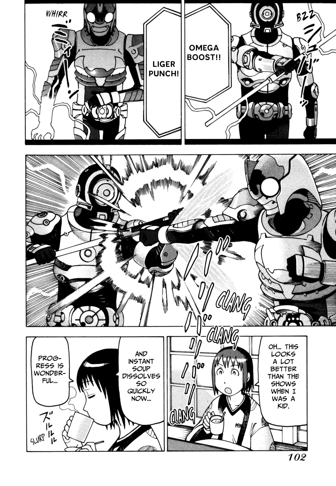 Soredemo Machi wa Mawatteiru Chapter 47 page 6 - Chapter 47 : Hero Show