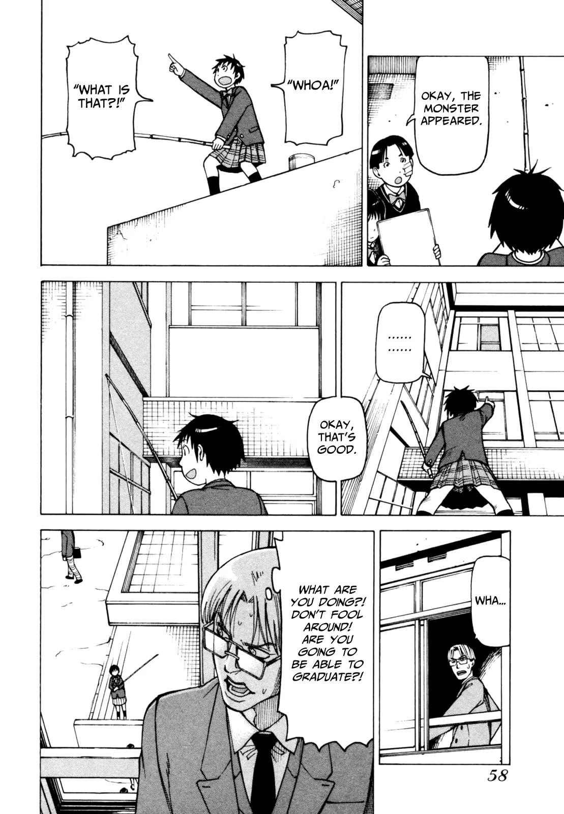 Soredemo Machi wa Mawatteiru Chapter 61 page 12 - Chapter 61 : The Great Beast Appears at Oya High School
