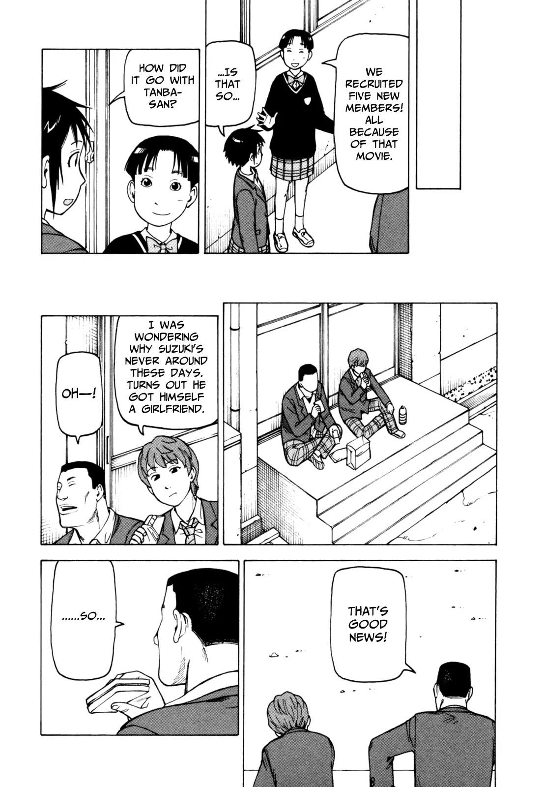 Soredemo Machi wa Mawatteiru Chapter 61 page 46 - Chapter 61 : The Great Beast Appears at Oya High School