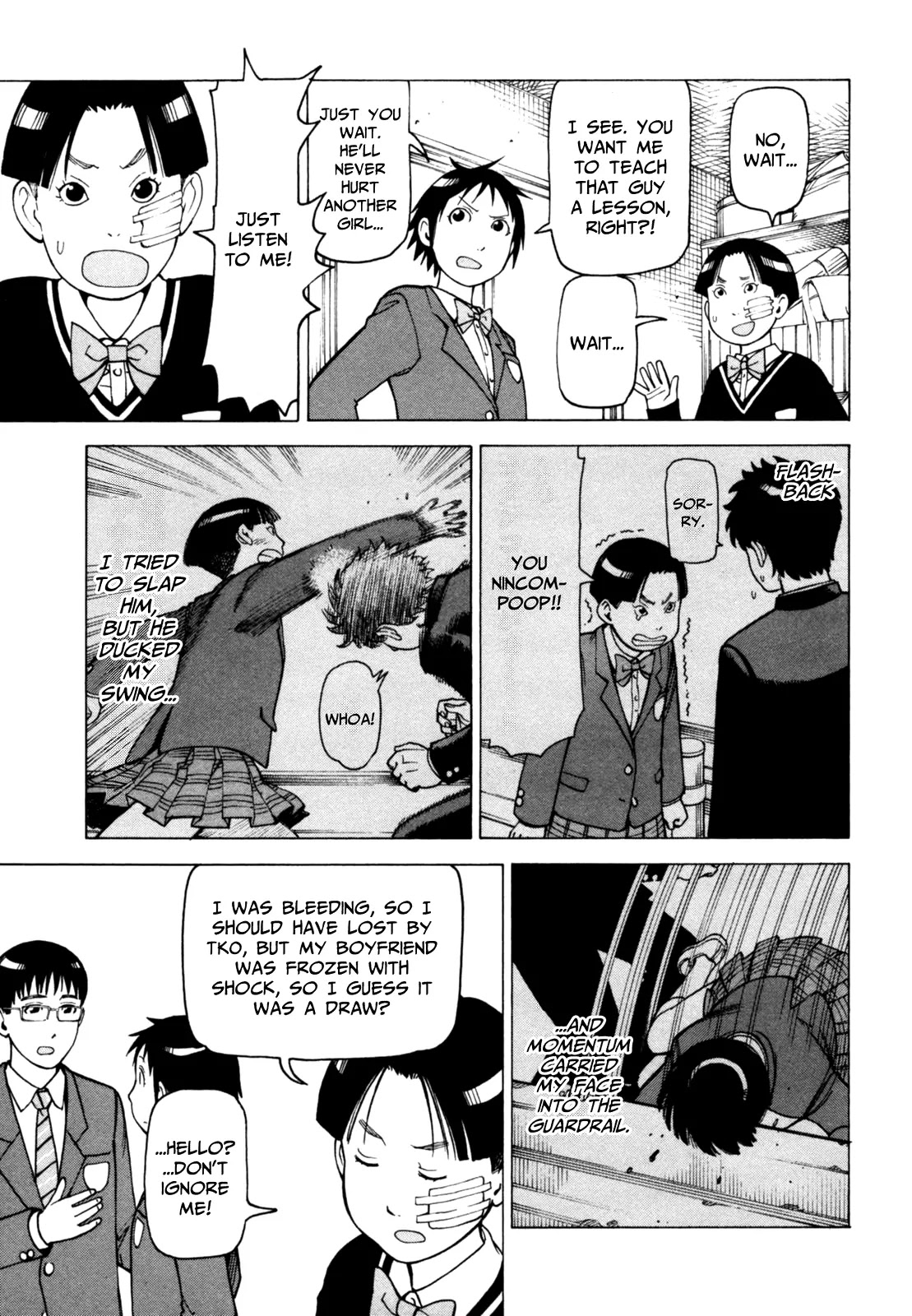 Soredemo Machi wa Mawatteiru Chapter 61 page 7 - Chapter 61 : The Great Beast Appears at Oya High School