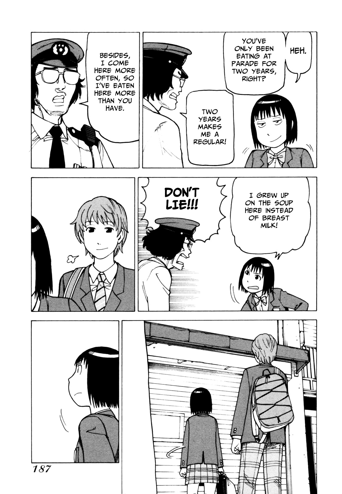 Soredemo Machi wa Mawatteiru Chapter 65 page 21 - Chapter 65 : Farewell, Noodles