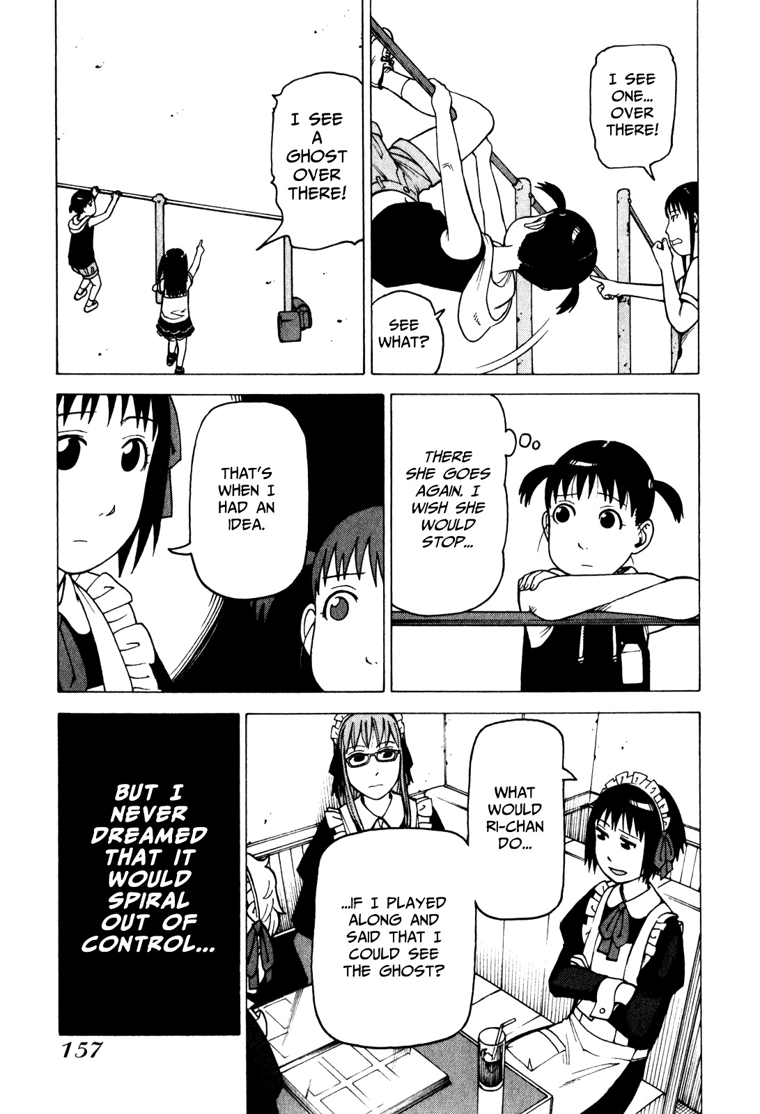 Soredemo Machi wa Mawatteiru Chapter 72 page 11 - Chapter 72 : The Ghost of Ri-Chan the Liar