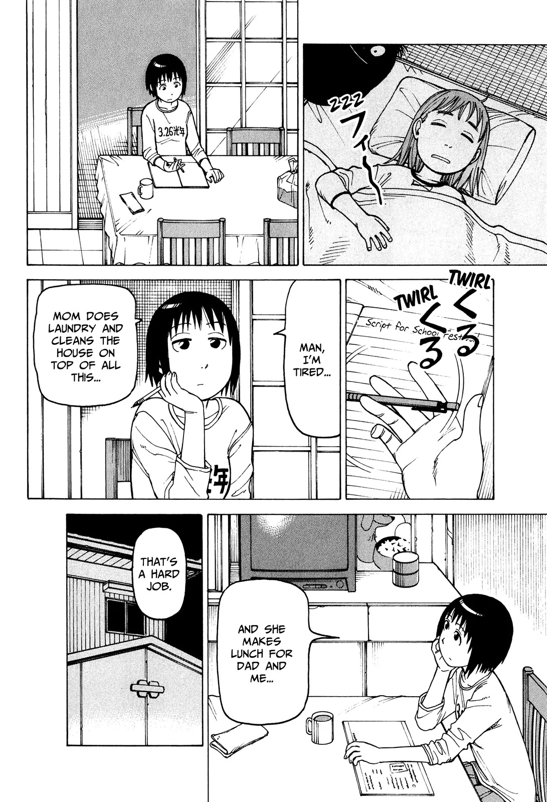 Soredemo Machi wa Mawatteiru Chapter 76 page 10 - Chapter 76 : Arashiyama Family Housework