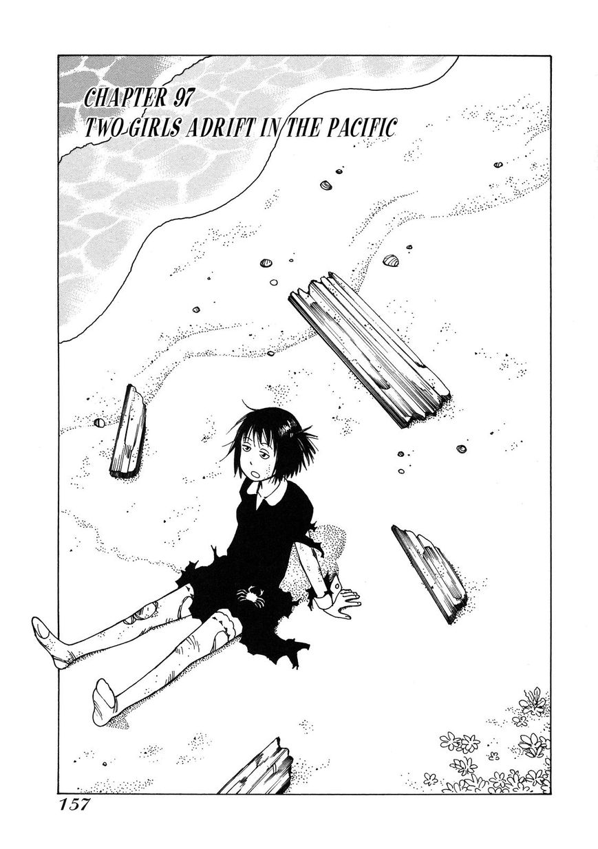 Soredemo Machi wa Mawatteiru Chapter 97 page 1 - Chapter 97 : Two Girls Adrift in the Pacific