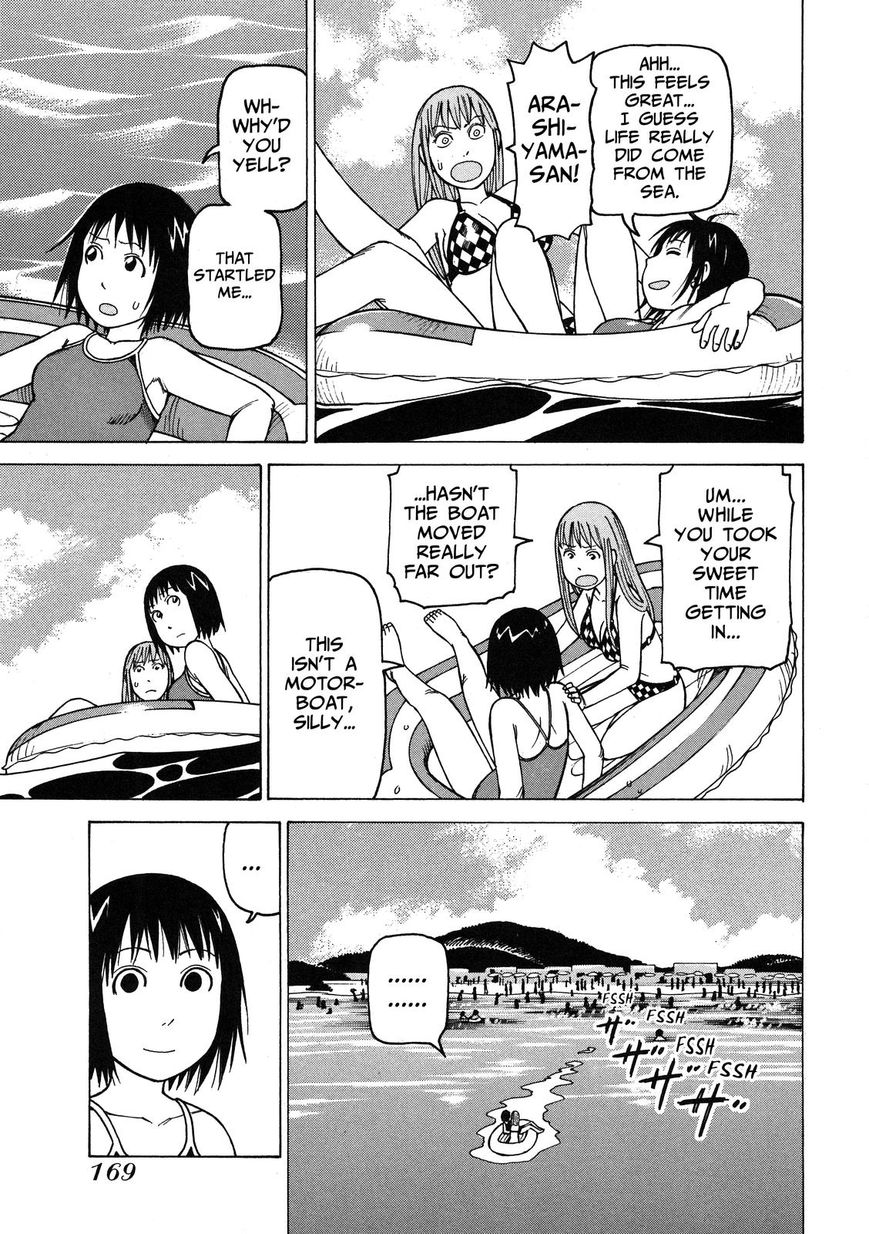 Soredemo Machi wa Mawatteiru Chapter 97 page 13 - Chapter 97 : Two Girls Adrift in the Pacific