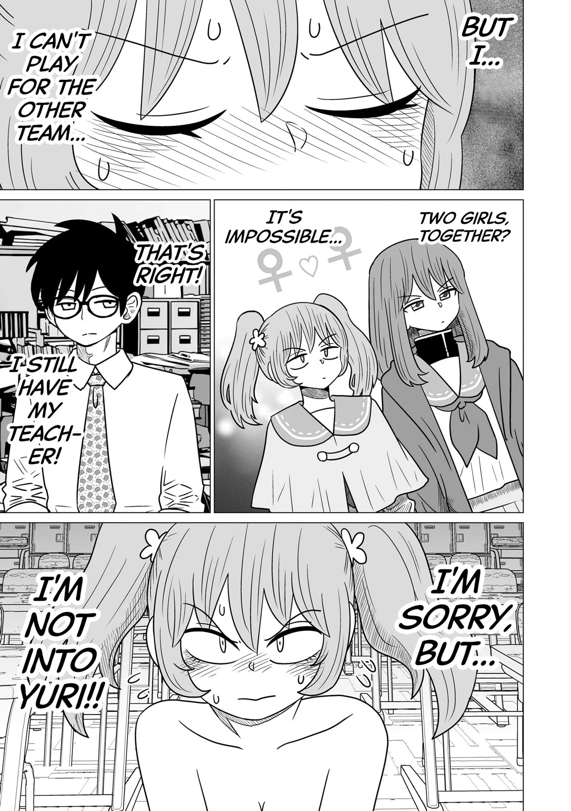 Sorry but I'm not Yuri Chapter 1 page 17 - Chapter 1: Yomotsuka Makoto