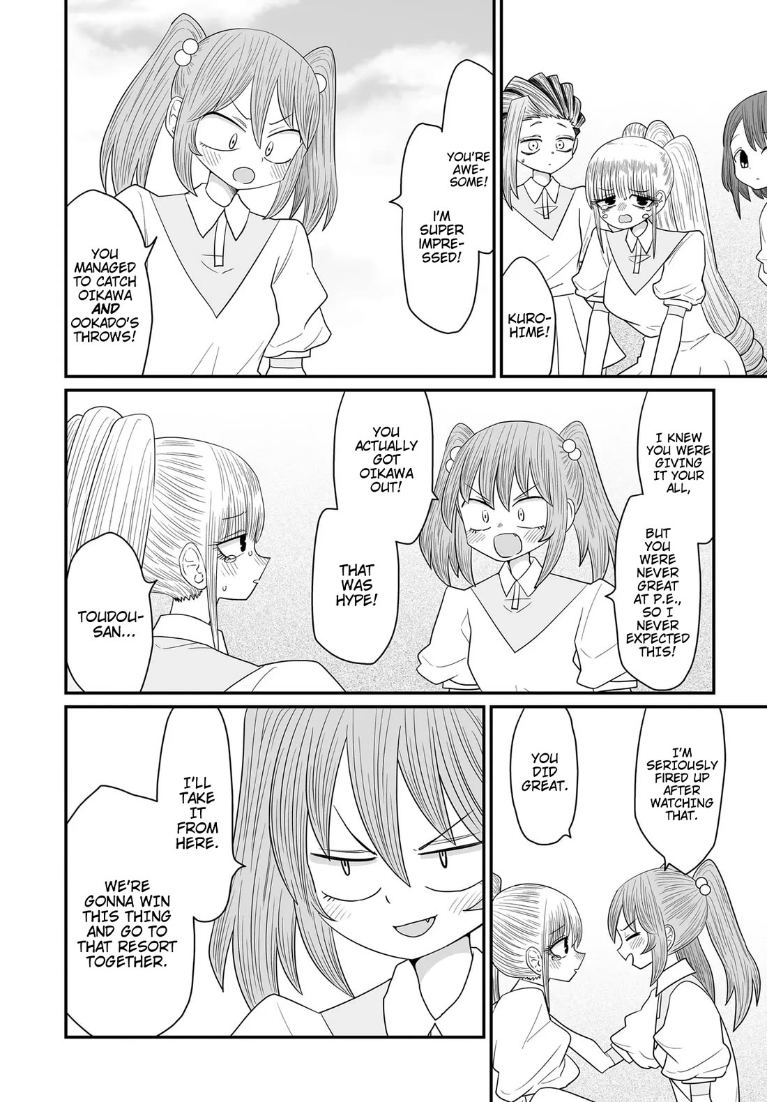 Sorry but I'm not Yuri Chapter 34 page 14 - Chapter 34: Dodgeball Arc (4)