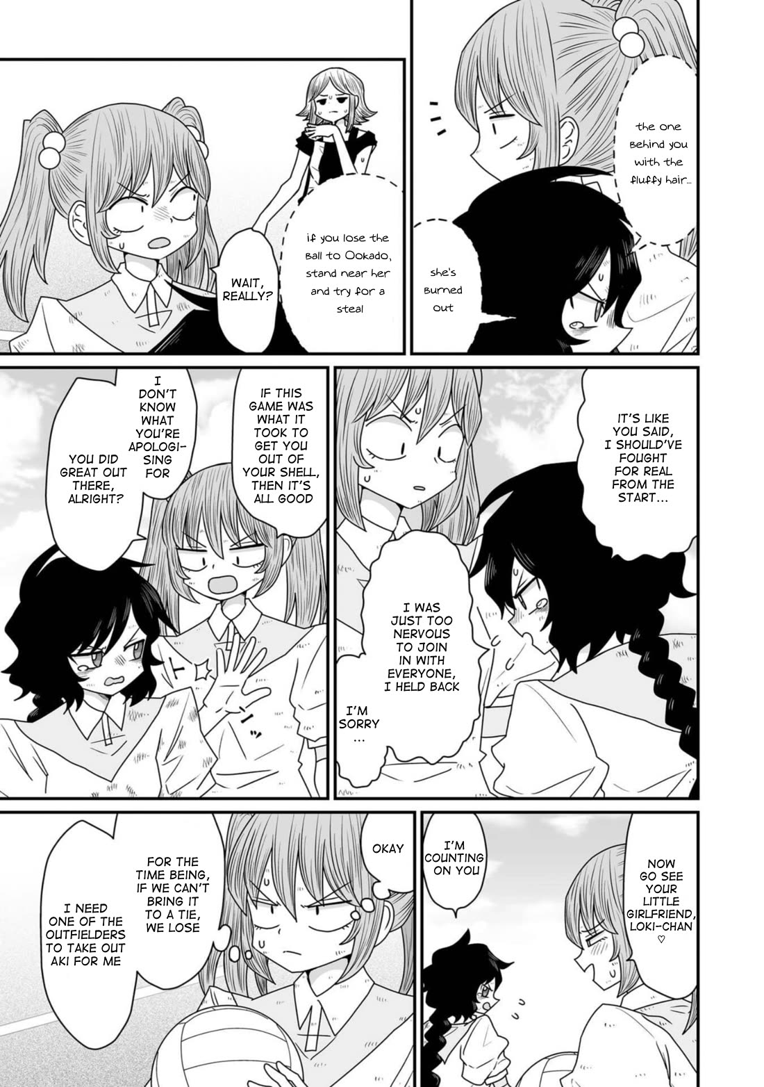 Sorry but I'm not Yuri Chapter 36 page 13 - Chapter 36: Dodgeball Arc (6)
