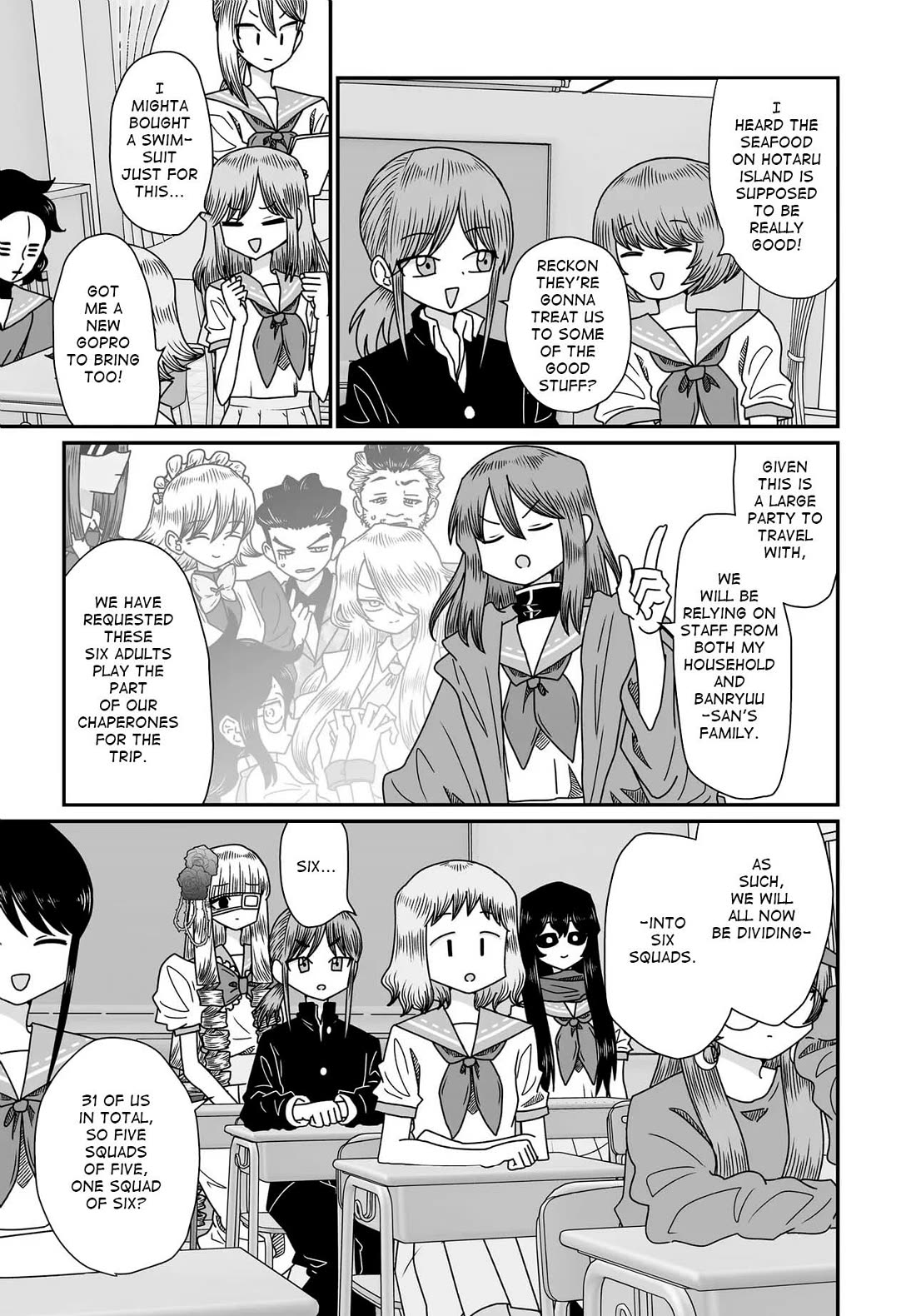Sorry but I'm not Yuri Chapter 54 page 9 - Chapter 54: Split Into Squads