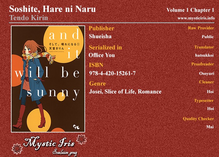 Soshite, Hare ni Naru Chapter 1 page 37 - Chapter 1