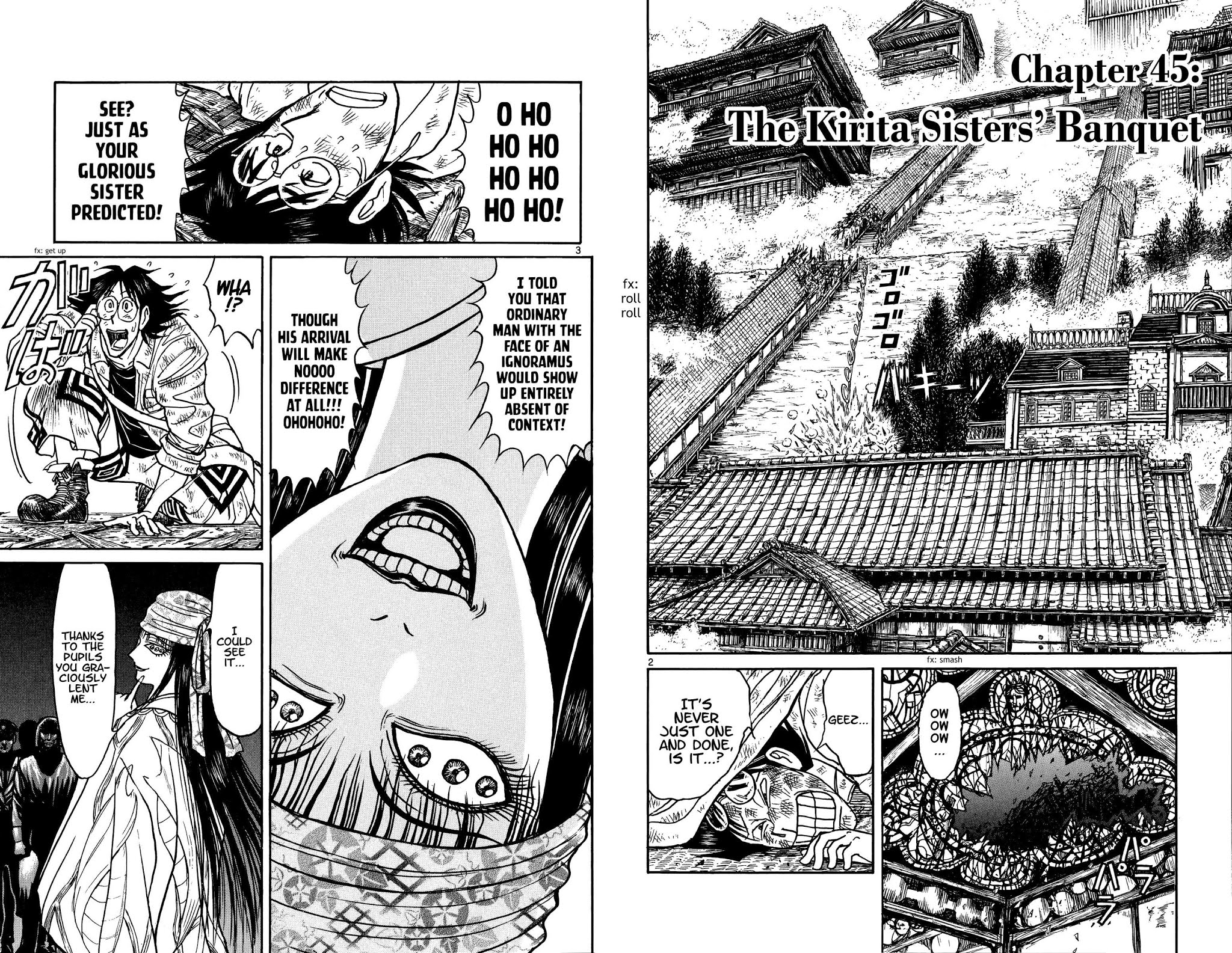 Souboutei Kowasu Beshi Chapter 45 page 2 - Chapter 45: The Kirita Sisters' Banquet