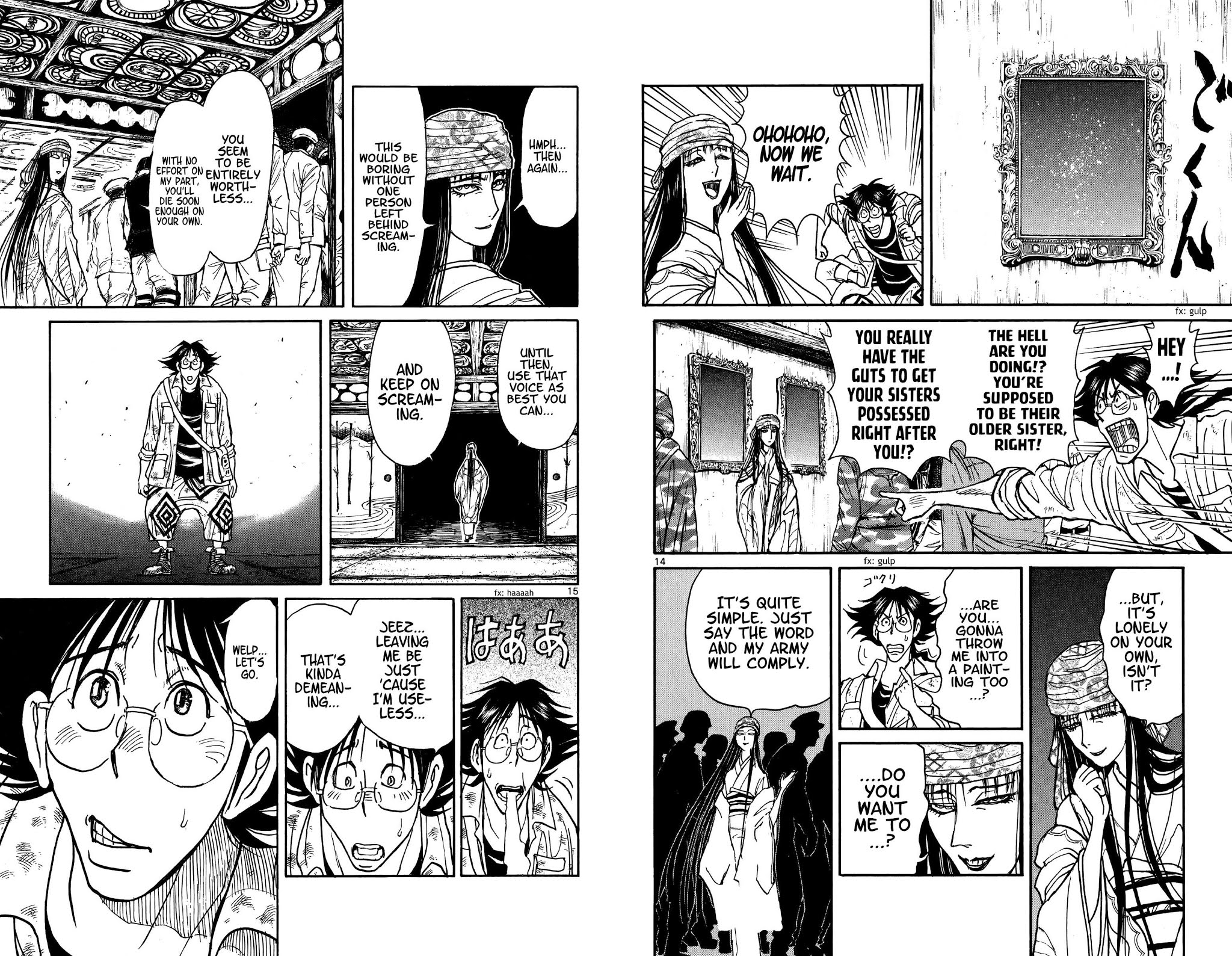 Souboutei Kowasu Beshi Chapter 45 page 8 - Chapter 45: The Kirita Sisters' Banquet
