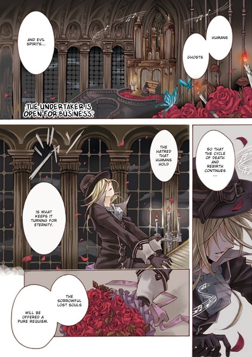 Sougiya Riddle Chapter 1 page 1 - Chapter 1: The Undertaker Laughs