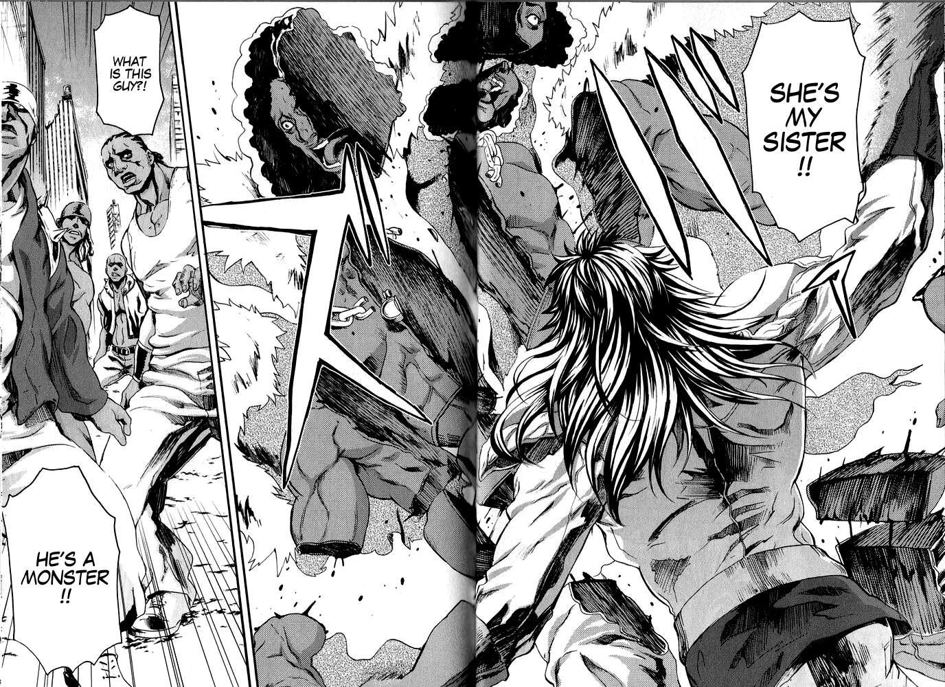 Soukoku no Garou - Hokuto no Ken Rei Gaiden Chapter 1 page 34 - Chapter 1: The Nanto Star of Justice - Pure or Evil?!