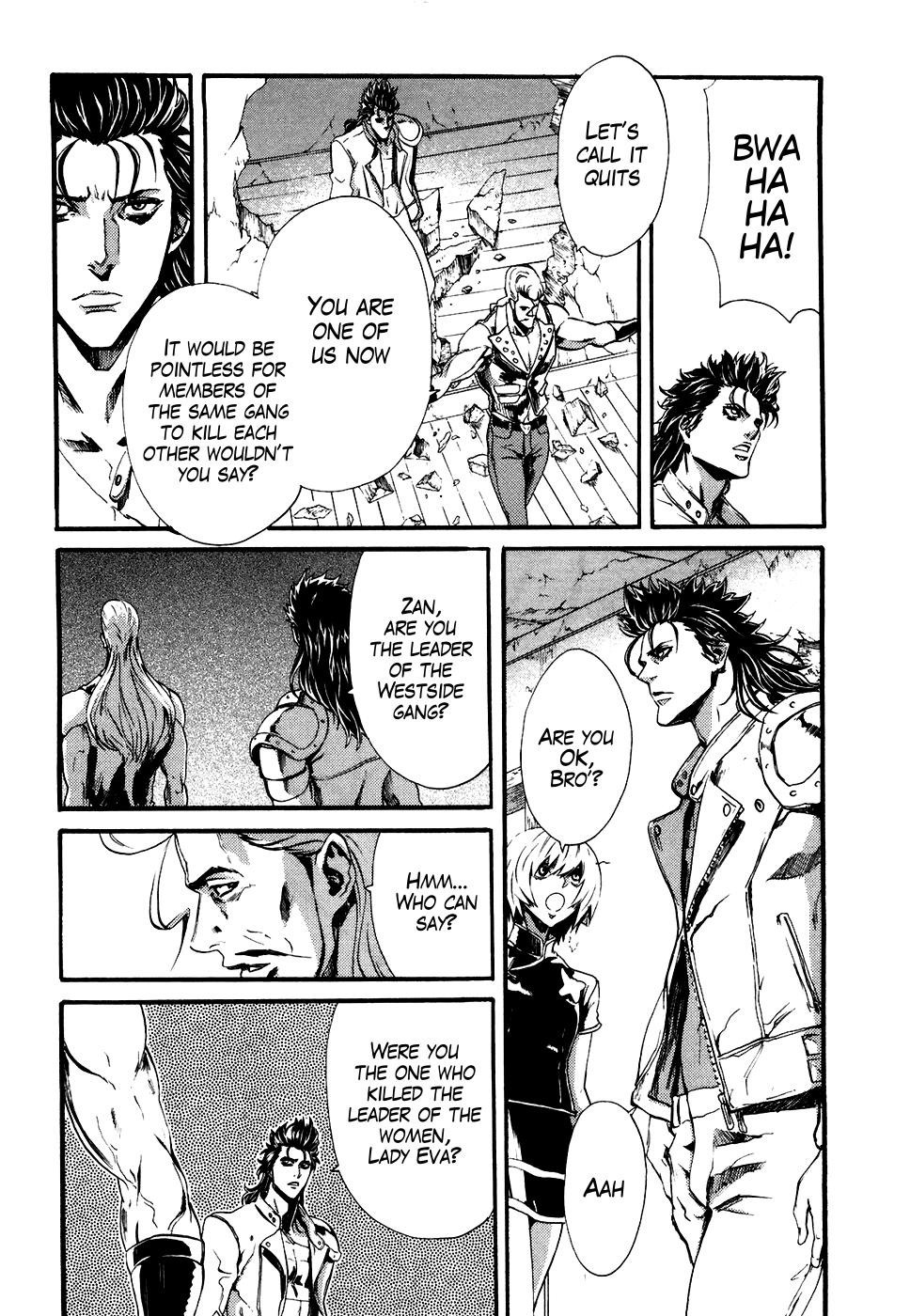 Soukoku no Garou - Hokuto no Ken Rei Gaiden Chapter 13 page 12 - Chapter 13: Fist of the Peacock