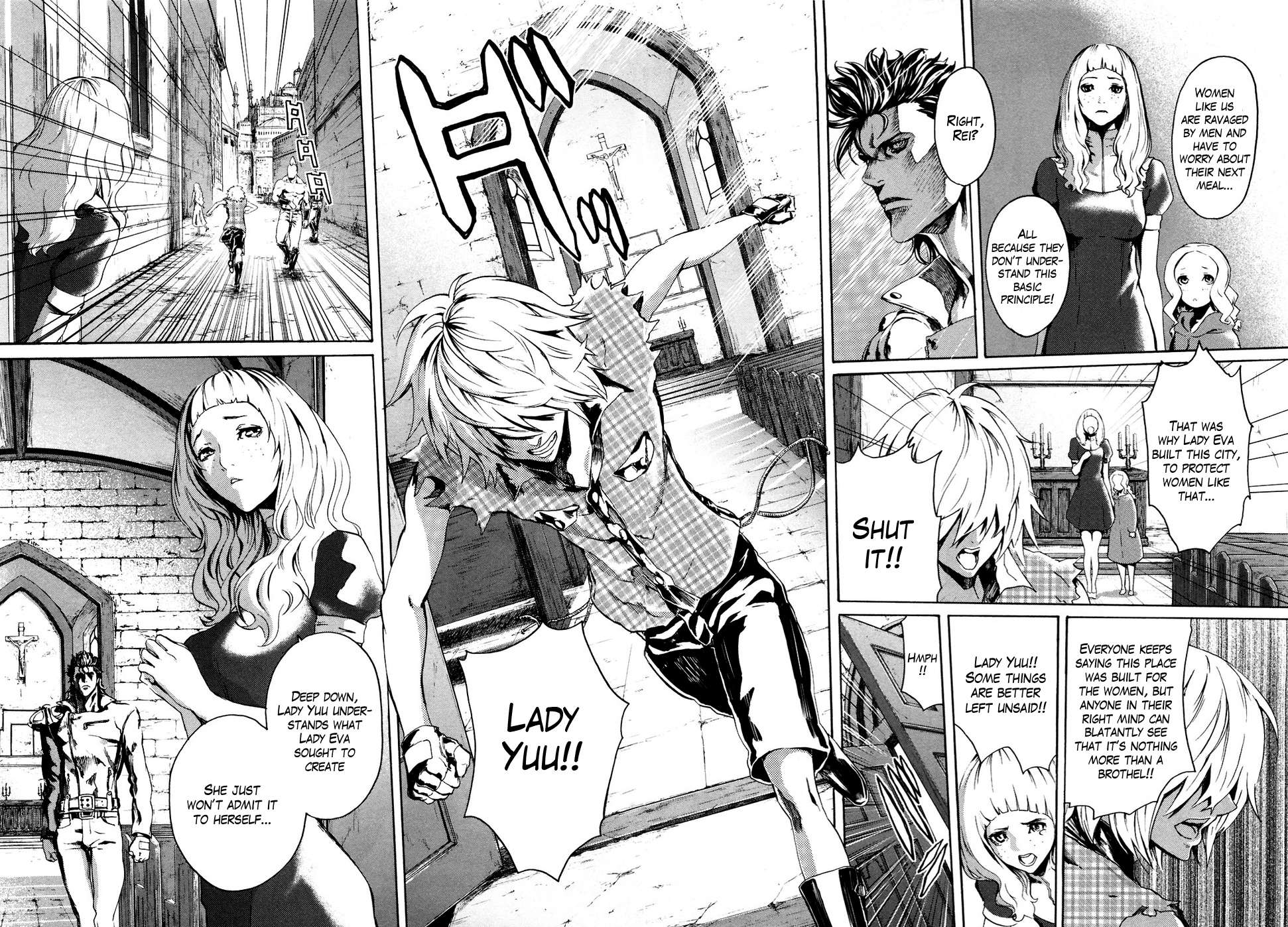 Soukoku no Garou - Hokuto no Ken Rei Gaiden Chapter 20 page 6 - Chapter 20: Return to the Womb
