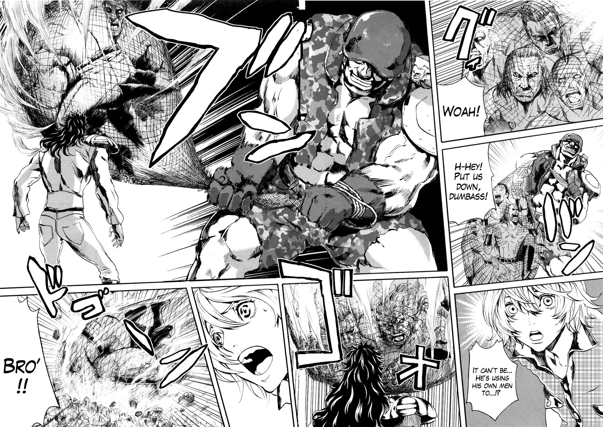 Soukoku no Garou - Hokuto no Ken Rei Gaiden Chapter 22 page 14 - Chapter 22: Caught in the Net of Lawlessness