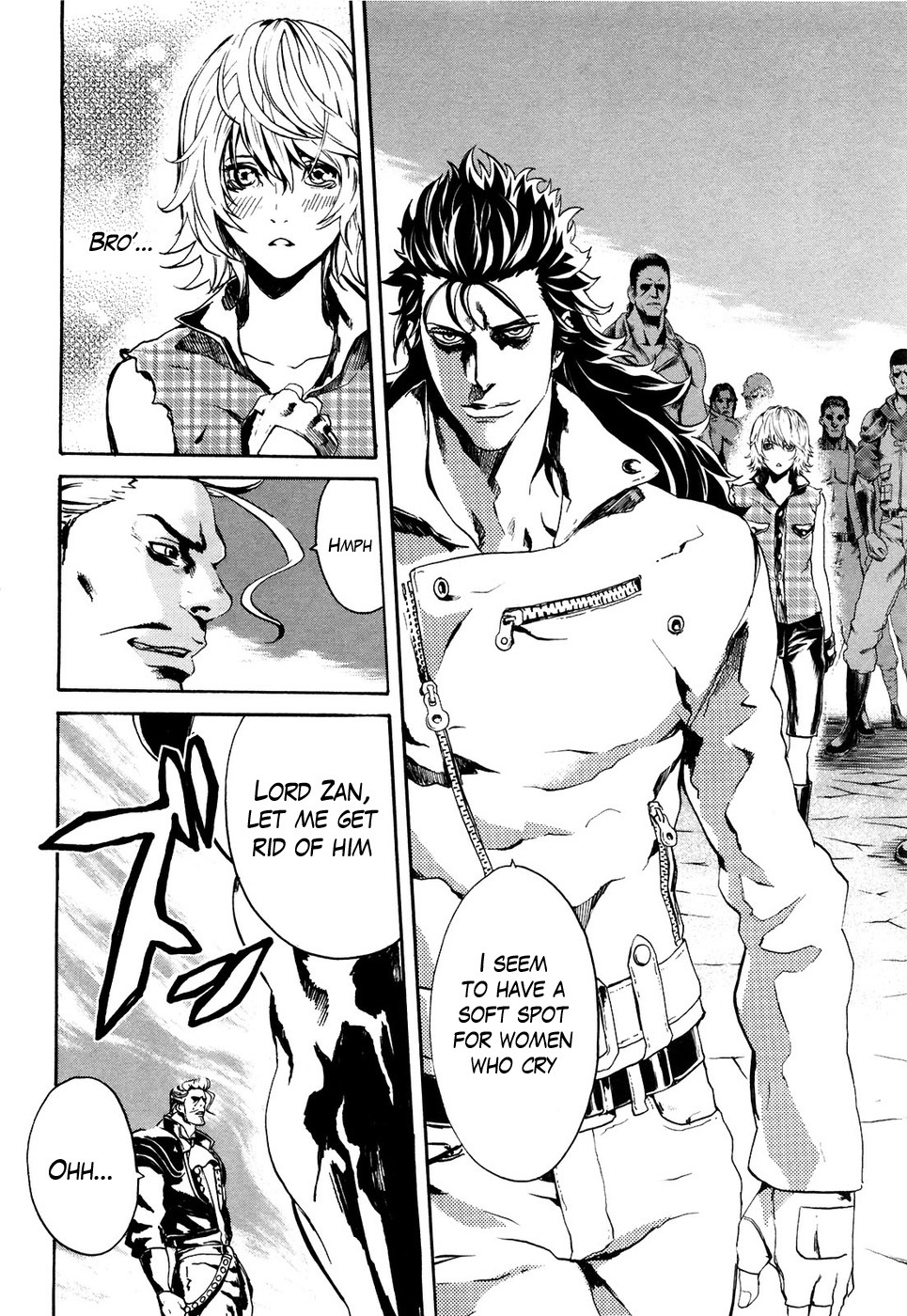 Soukoku no Garou - Hokuto no Ken Rei Gaiden Chapter 22 page 8 - Chapter 22: Caught in the Net of Lawlessness