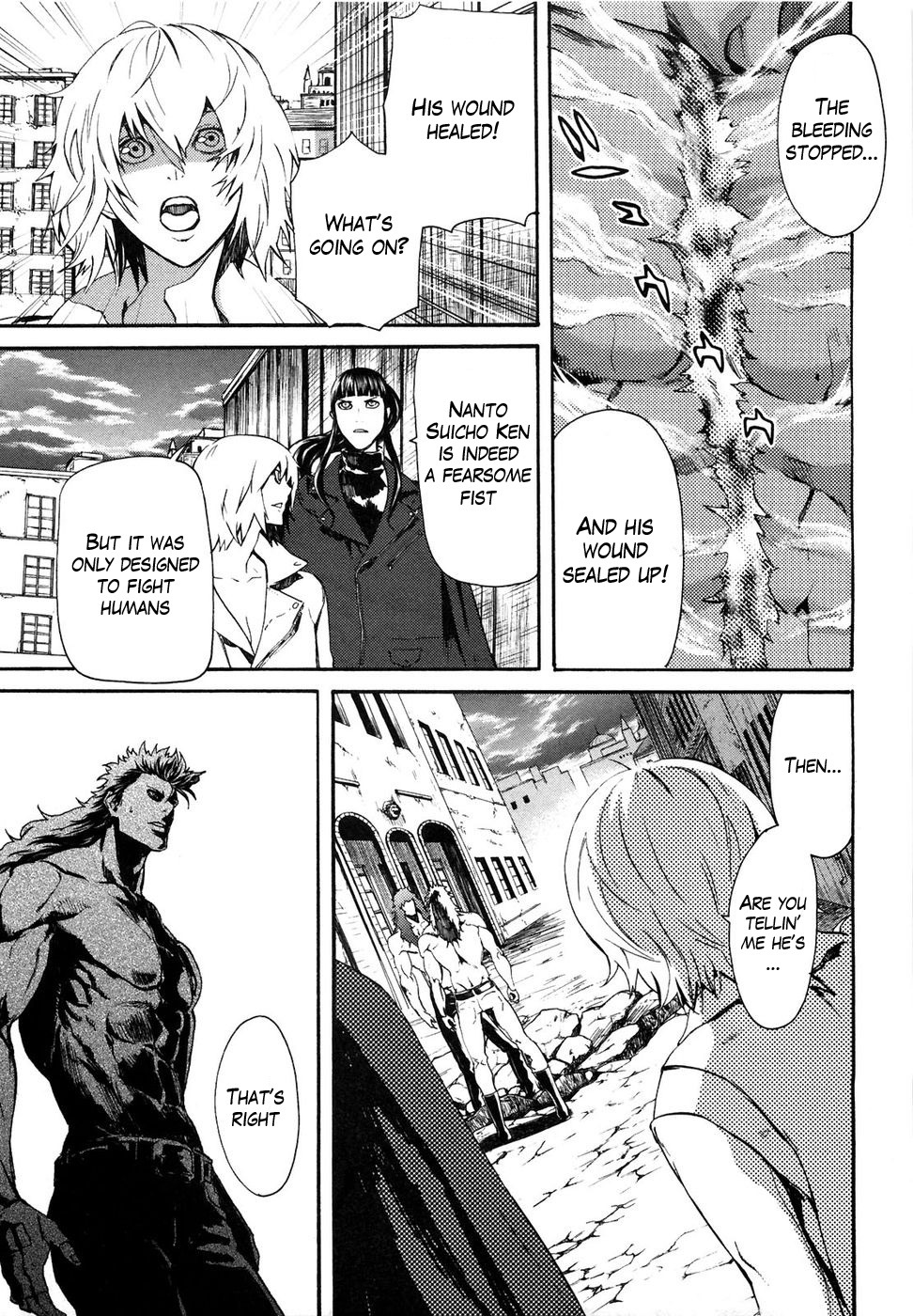 Soukoku no Garou - Hokuto no Ken Rei Gaiden Chapter 28 page 22 - Chapter 28: Advent of the Beast