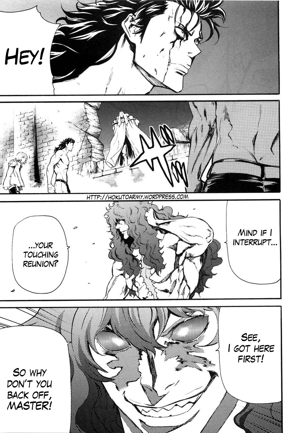 Soukoku no Garou - Hokuto no Ken Rei Gaiden Chapter 30 page 4 - Chapter 30: In the Palm of His Hand