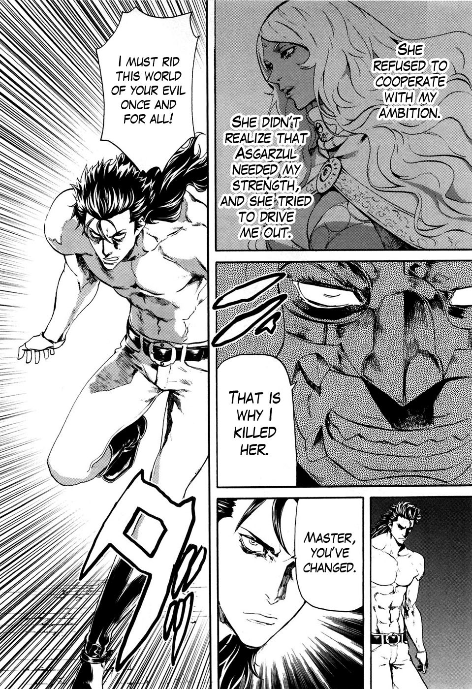 Soukoku no Garou - Hokuto no Ken Rei Gaiden Chapter 34 page 10 - Chapter 34: Scars