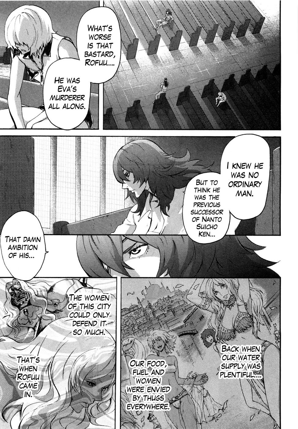 Soukoku no Garou - Hokuto no Ken Rei Gaiden Chapter 34 page 17 - Chapter 34: Scars