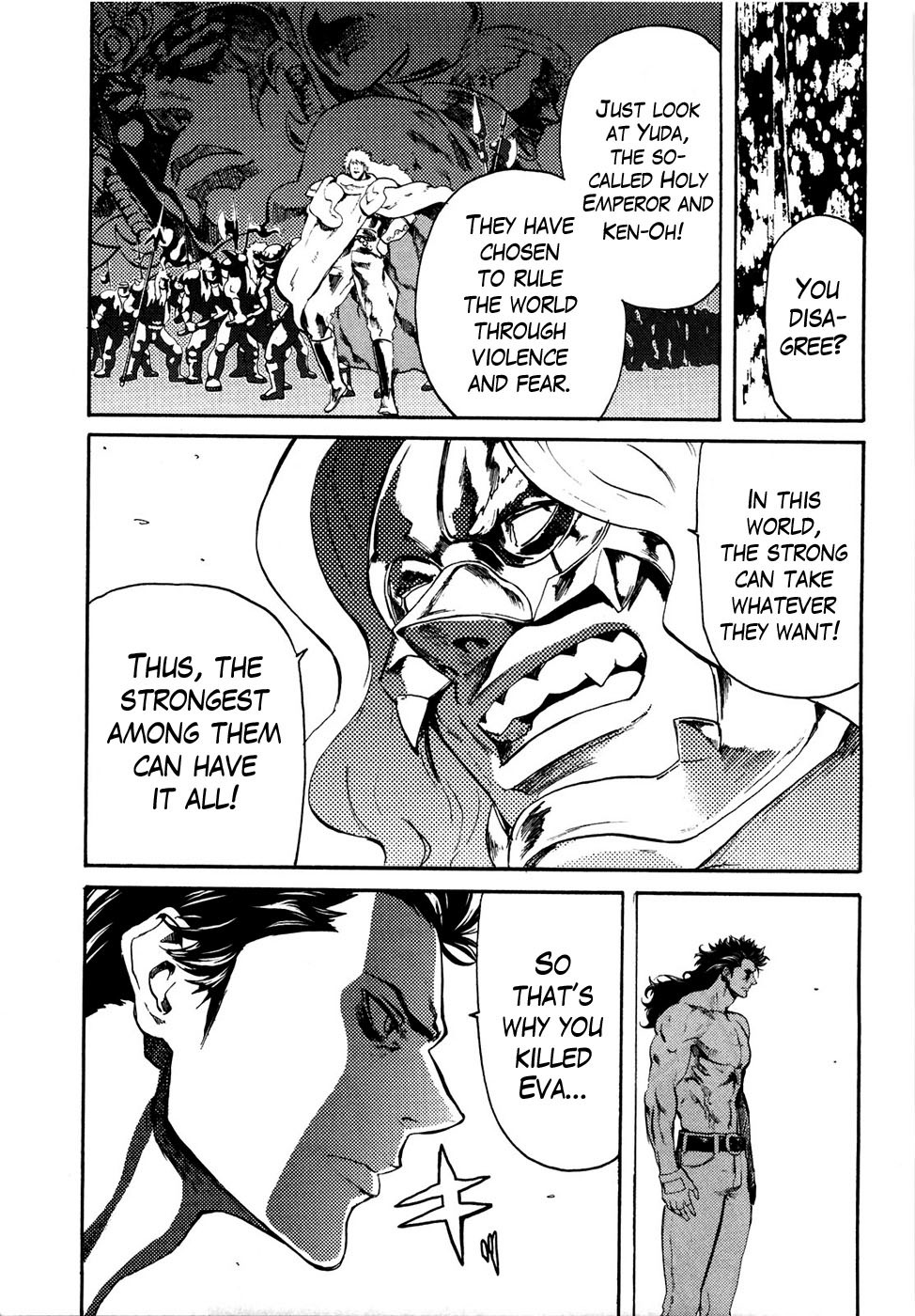 Soukoku no Garou - Hokuto no Ken Rei Gaiden Chapter 34 page 9 - Chapter 34: Scars