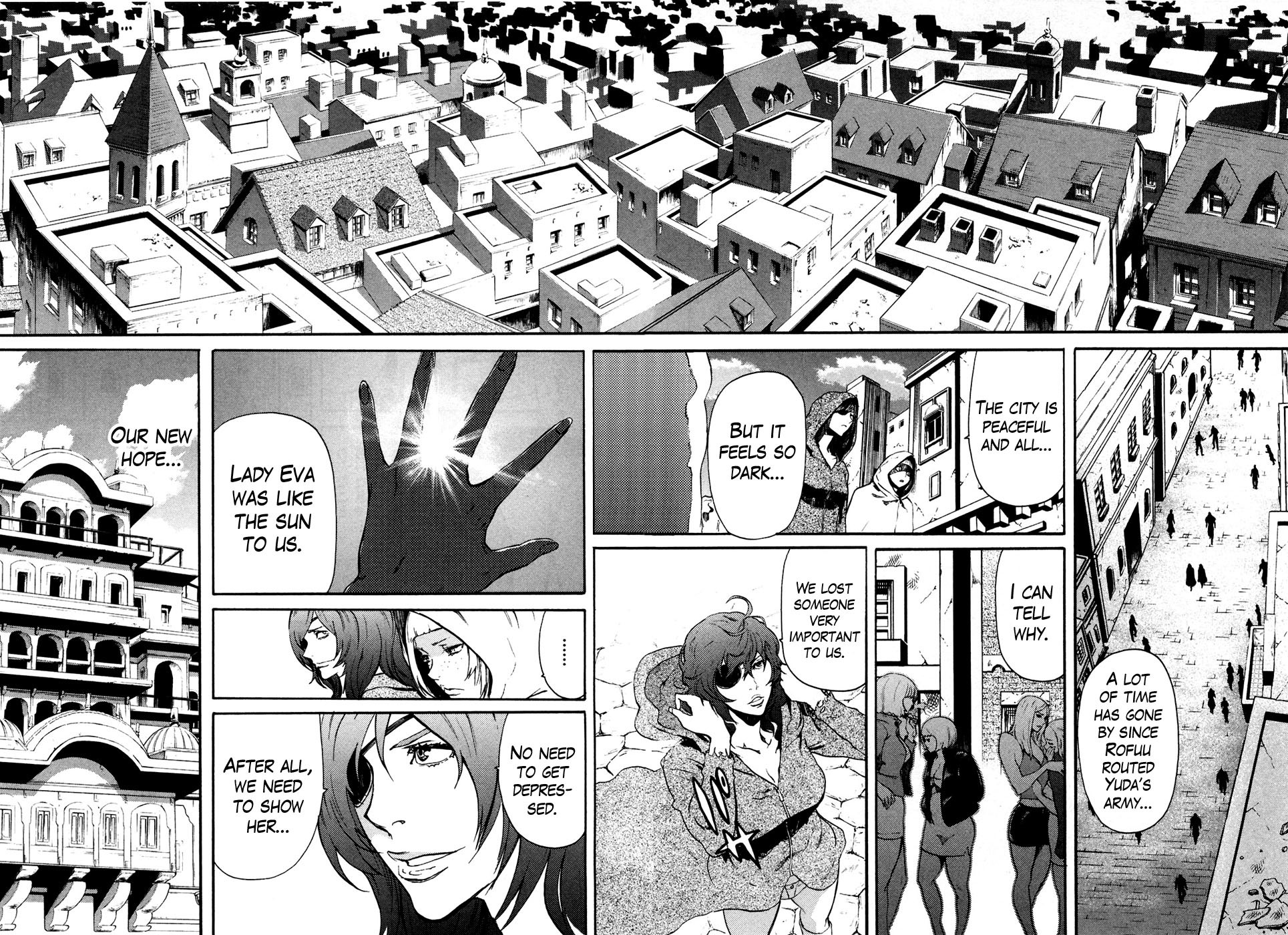 Soukoku no Garou - Hokuto no Ken Rei Gaiden Chapter 36 page 10 - Chapter 36: Disturbance Again