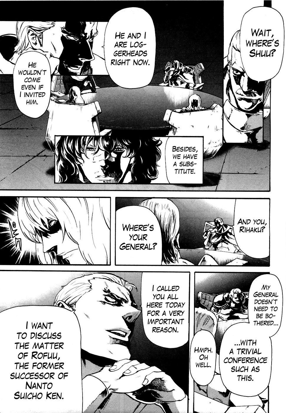 Soukoku no Garou - Hokuto no Ken Rei Gaiden Chapter 36 page 3 - Chapter 36: Disturbance Again
