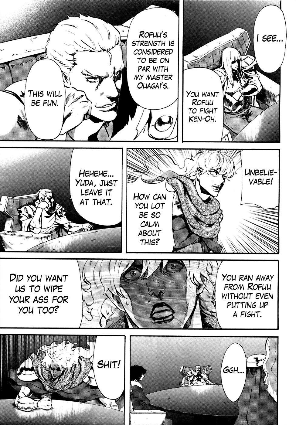Soukoku no Garou - Hokuto no Ken Rei Gaiden Chapter 36 page 7 - Chapter 36: Disturbance Again